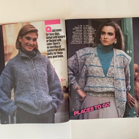 Knitting With Simplicity Magazine 30 Winning Fall Designs Full Patterns Included - Picture 9 of 17